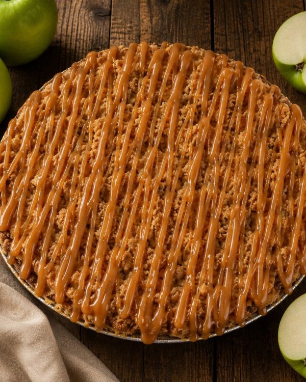 Caramel Apple Crumb Pie — handmade by Old Glory Pies